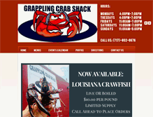 Tablet Screenshot of grapplingcrabshack.com